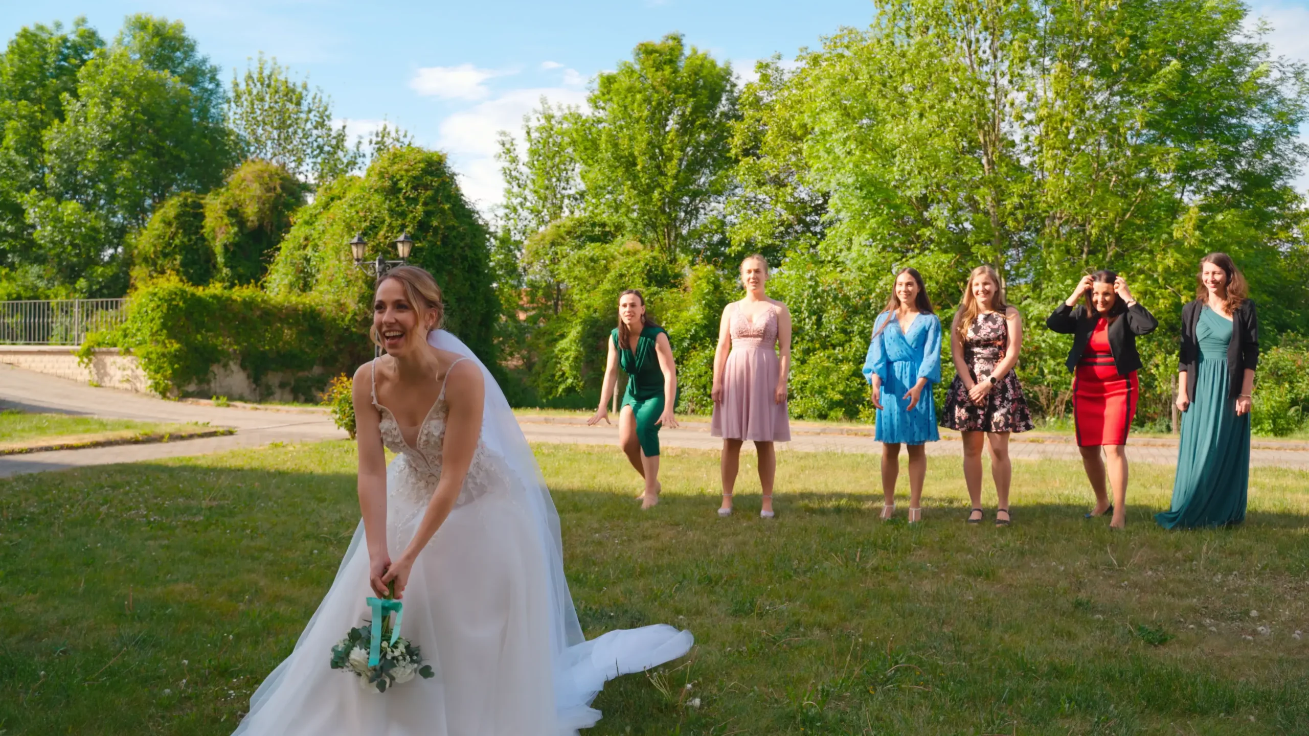 hod kyticí na svatbě